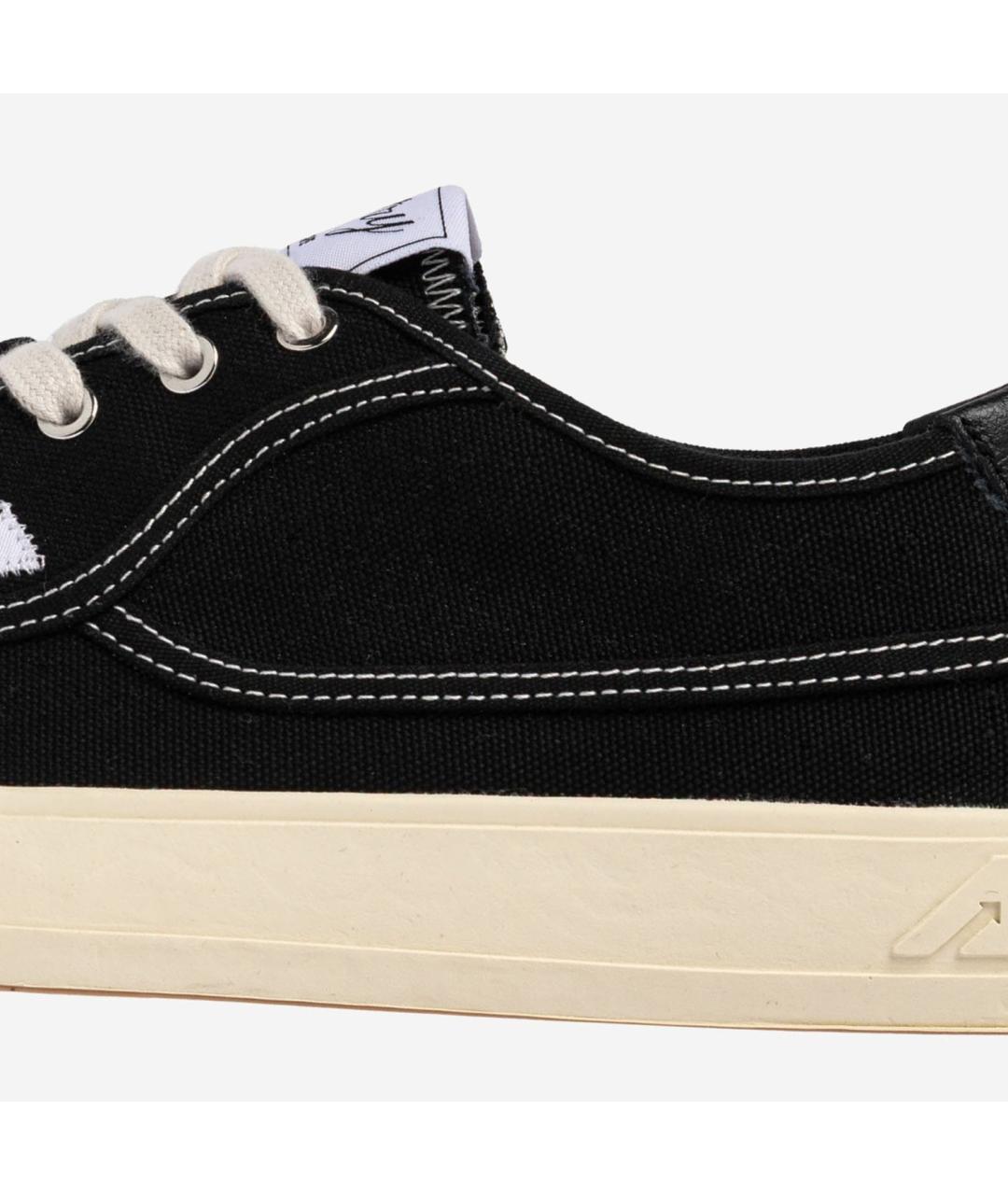 AUTRY Черные текстильные низкие кроссовки / кеды, фото 5