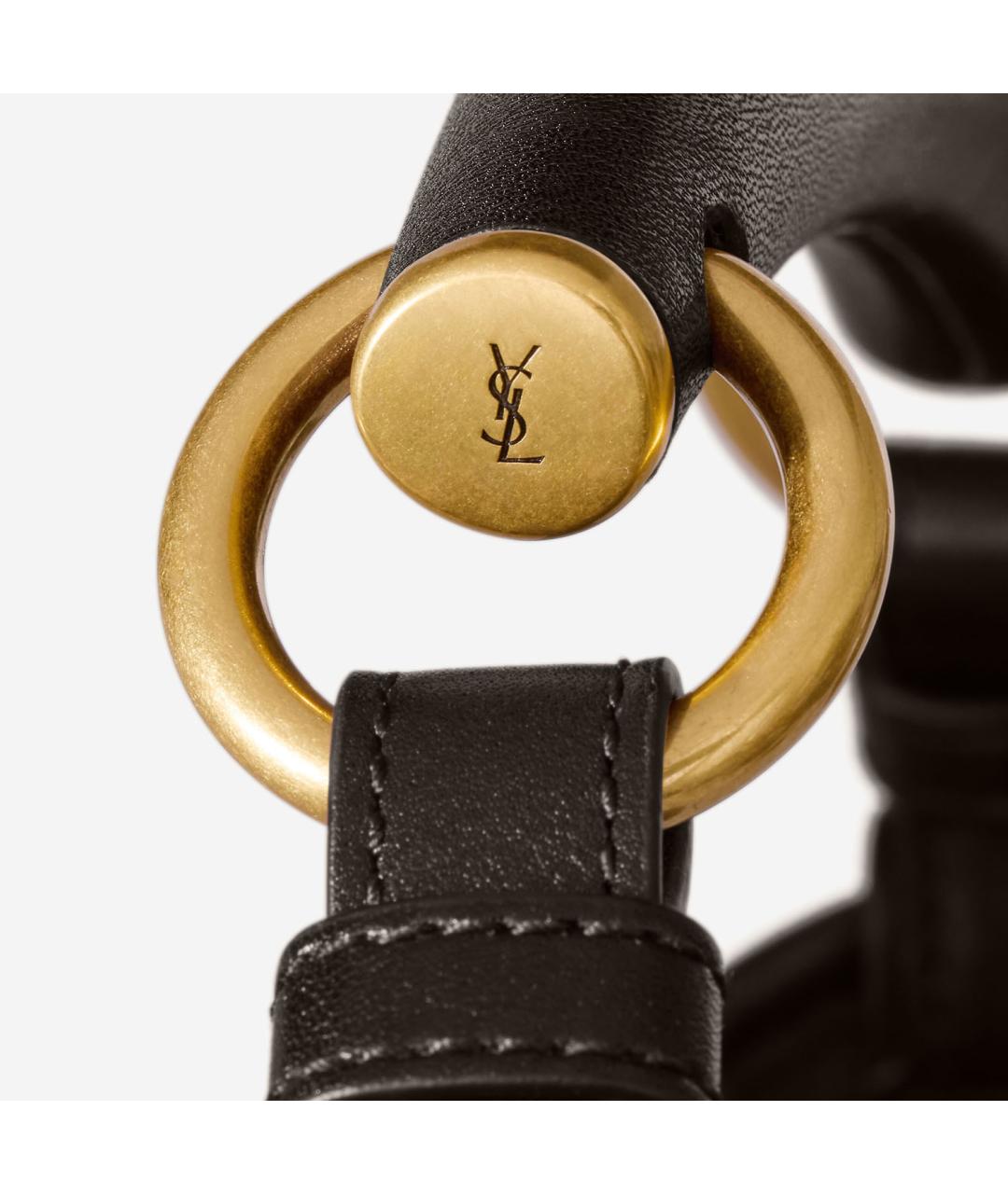 SAINT LAURENT Мульти кожаная сумка с короткими ручками, фото 4