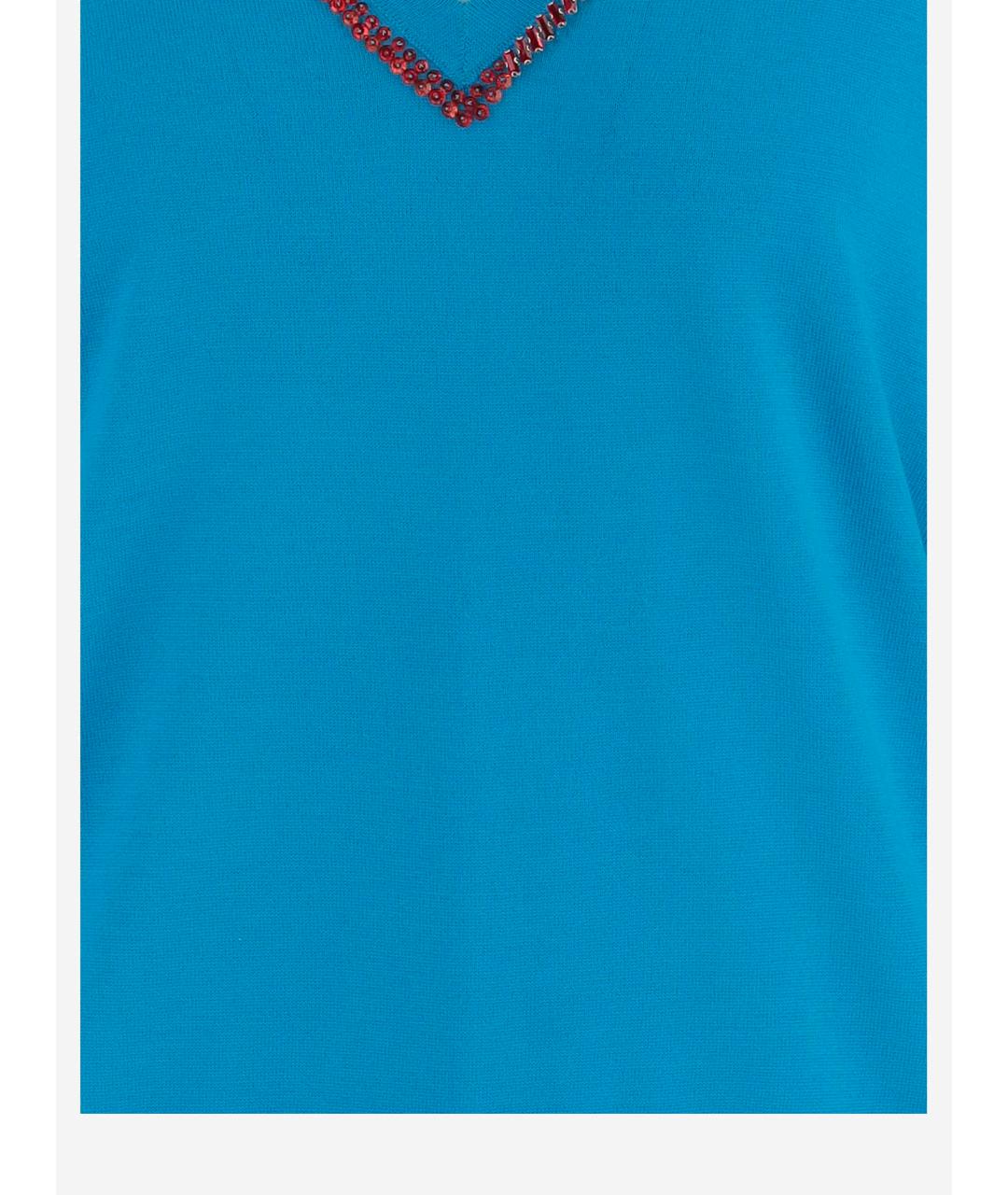 DRIES VAN NOTEN Синий джемпер / свитер, фото 3