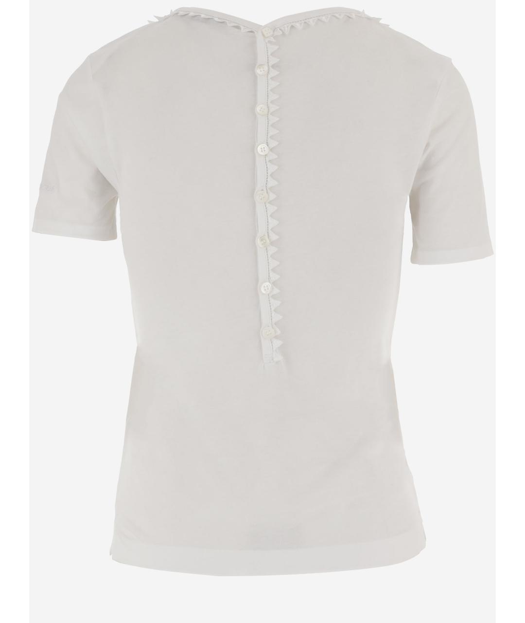 JACQUEMUS Белая хлопковая футболка, фото 2