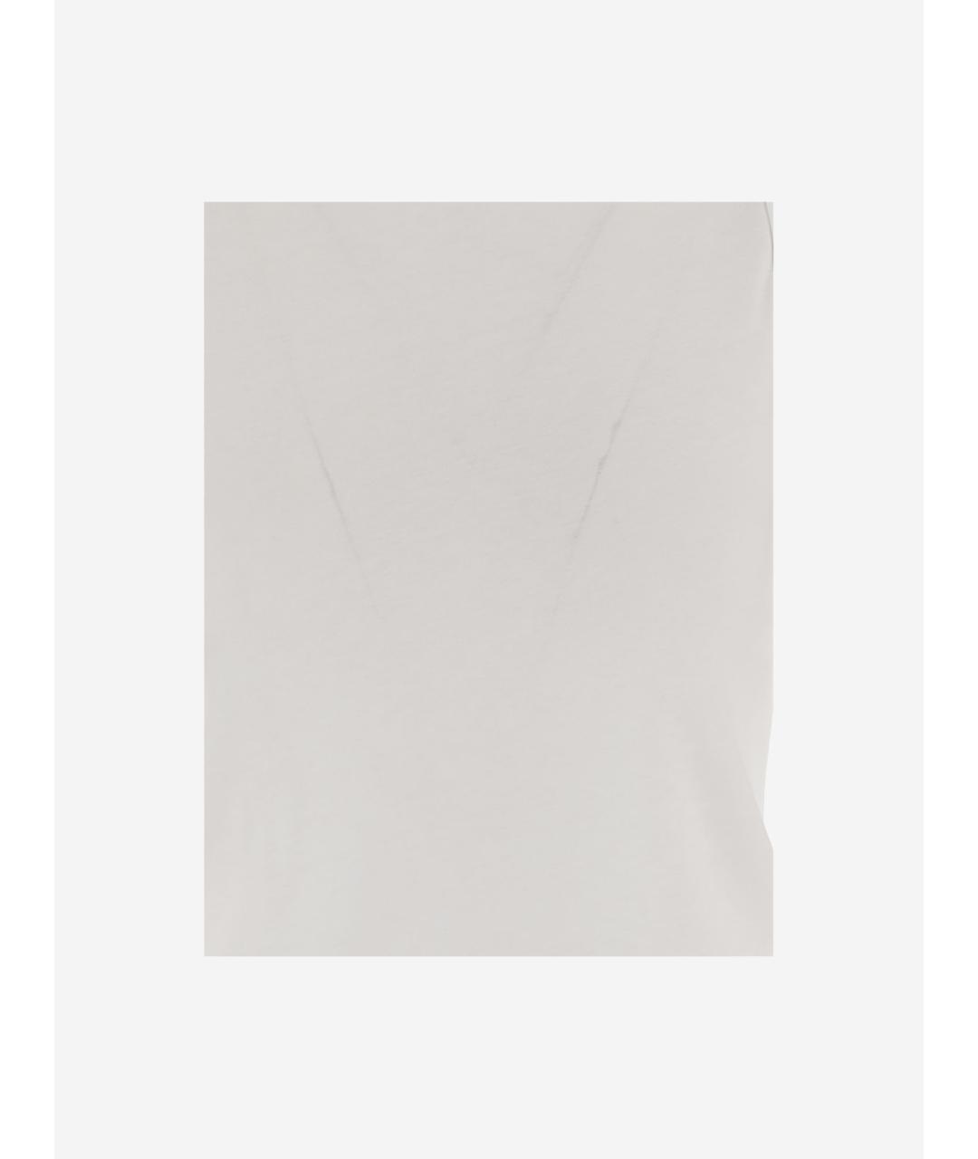 JACQUEMUS Белая хлопковая футболка, фото 3
