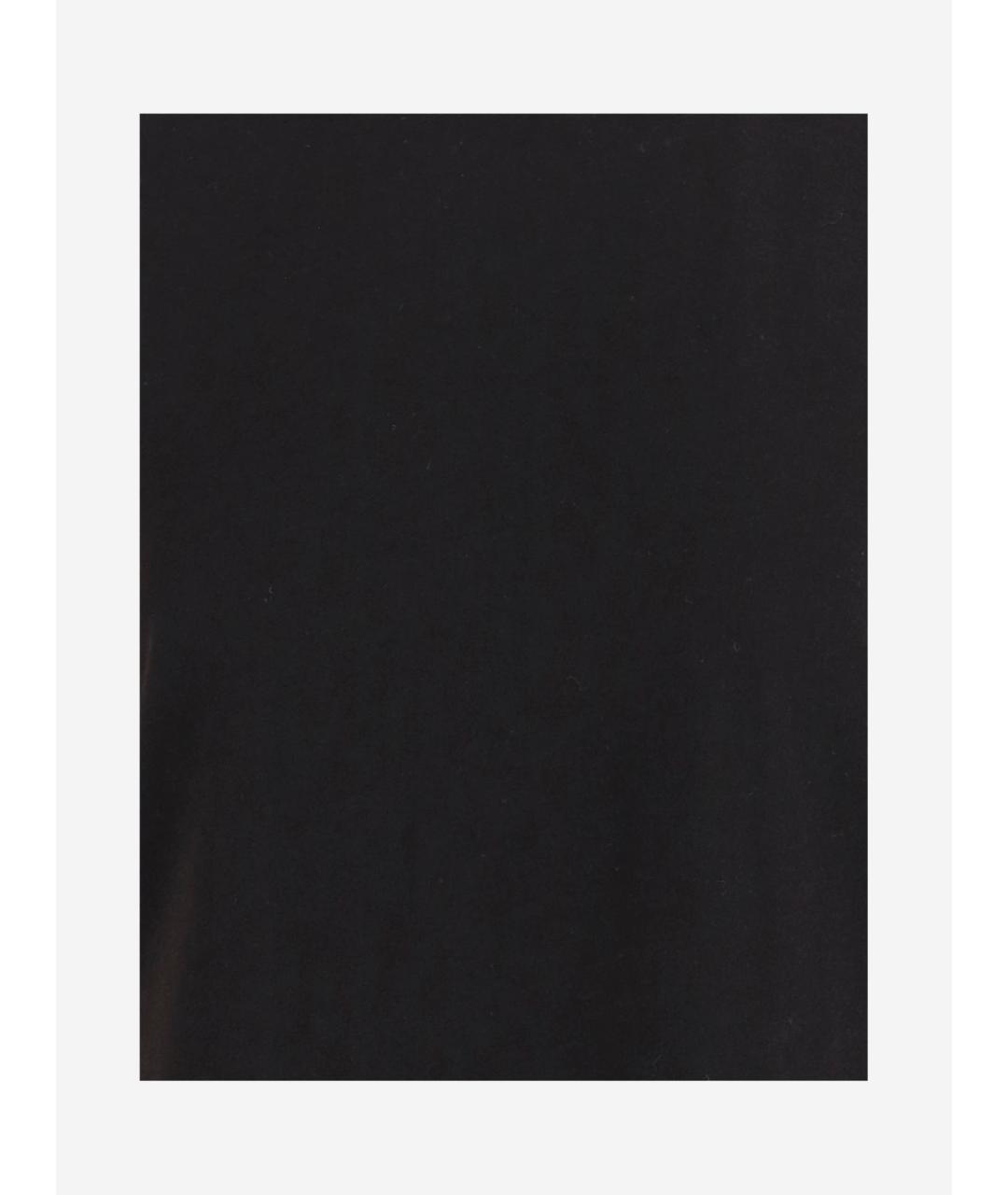 DRIES VAN NOTEN Черная хлопковая футболка, фото 3