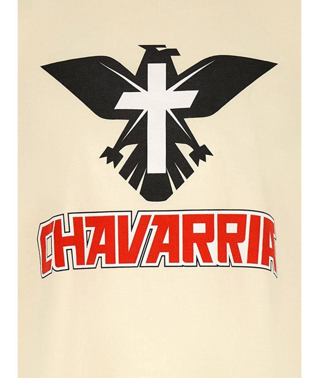 WILLY CHAVARRIA Бежевая хлопковая футболка, фото 3