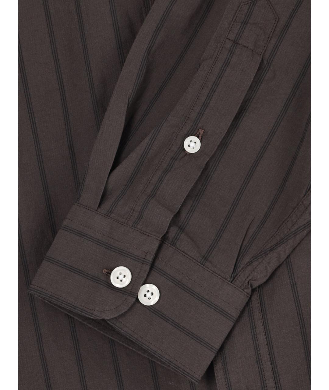 MFPEN Коричневая хлопковая кэжуал рубашка, фото 3