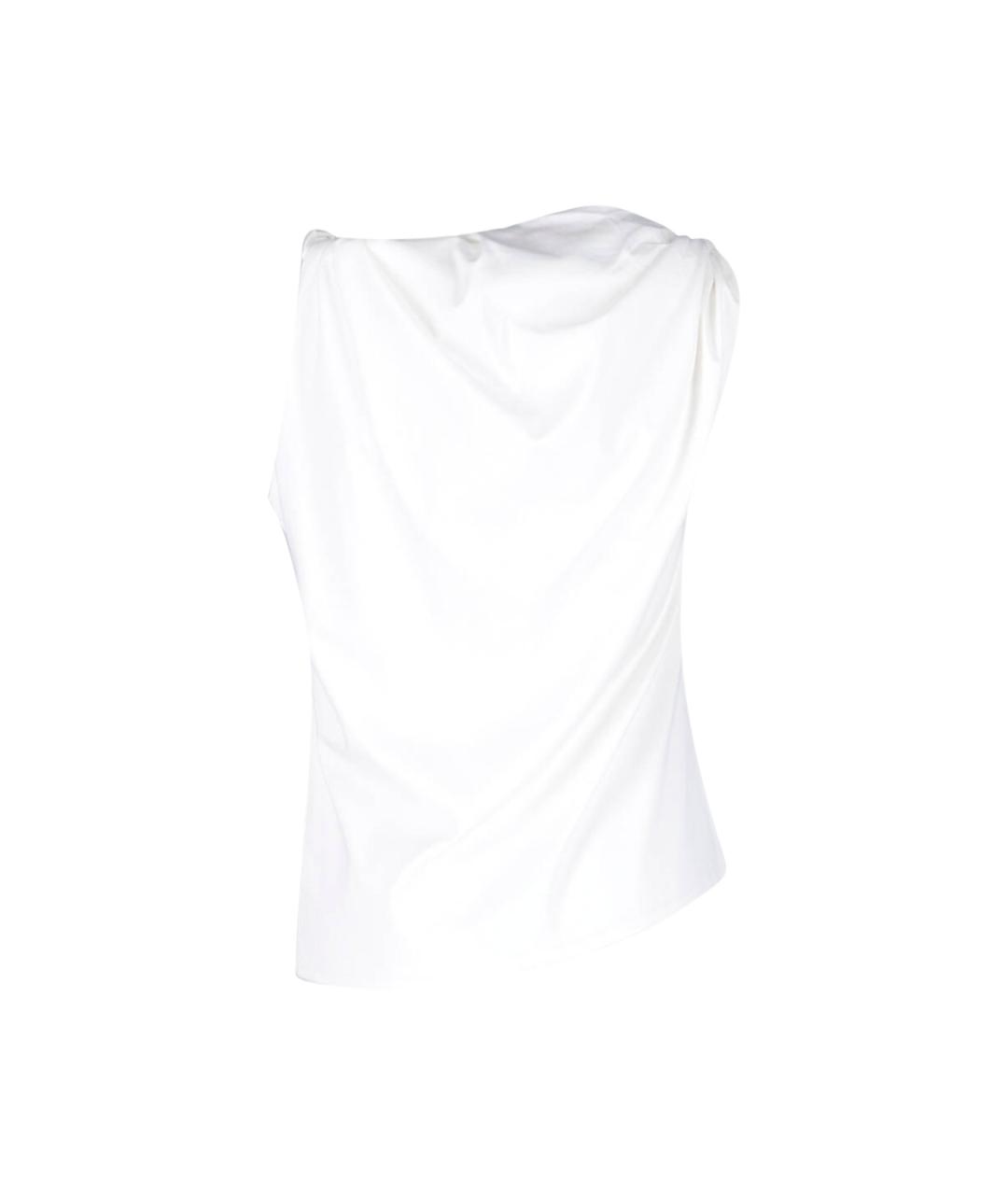 ROHE Белая хлопковая майка, фото 2