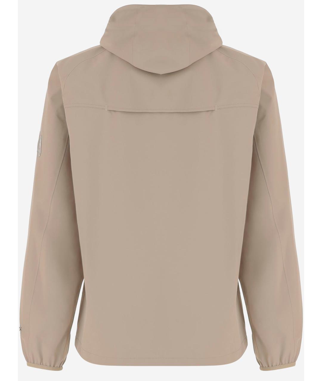 SAVE THE DUCK Бежевая полиэстеровая куртка, фото 2