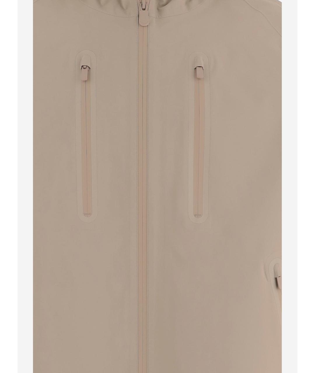 SAVE THE DUCK Бежевая полиэстеровая куртка, фото 3