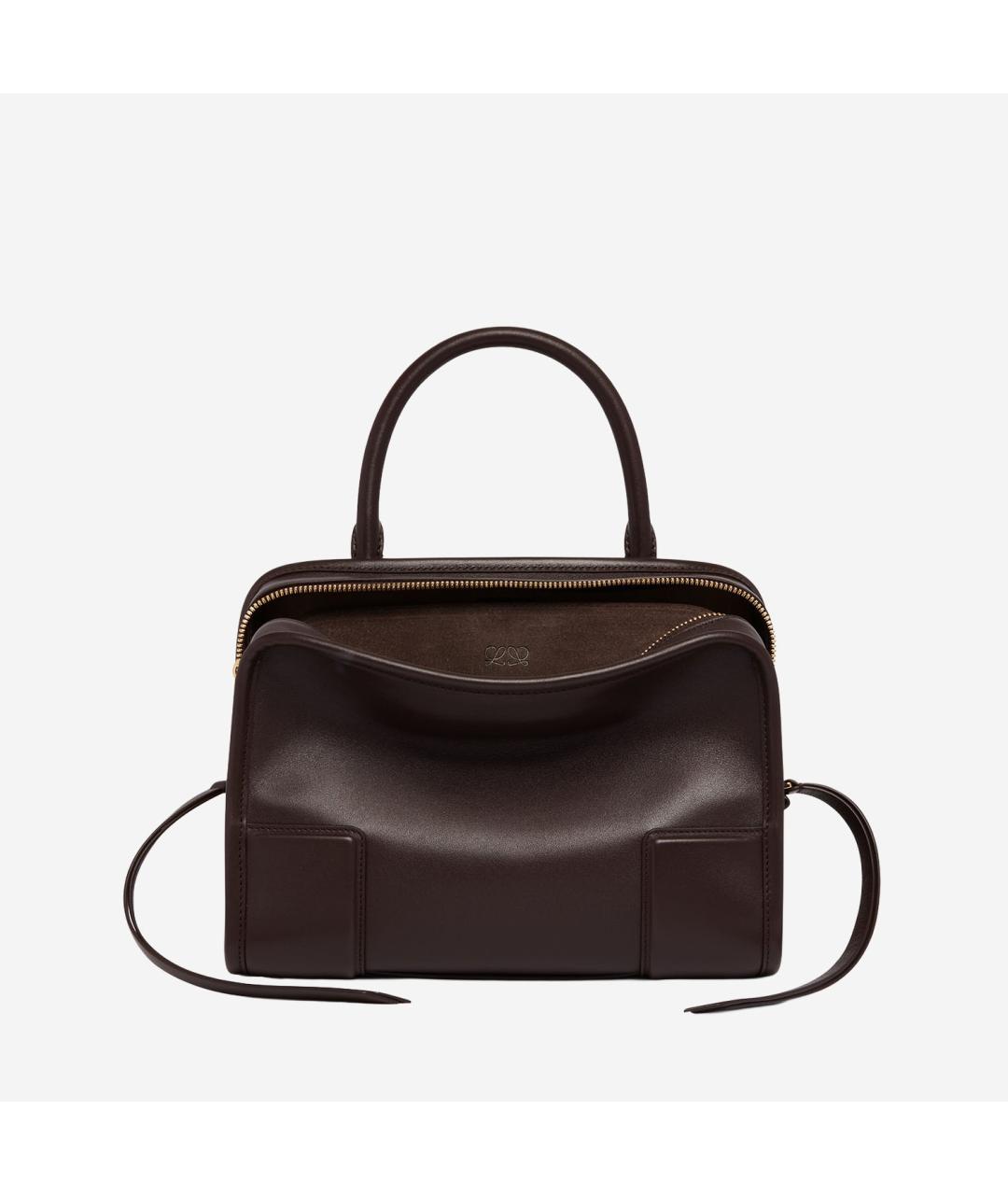 LOEWE Коричневая кожаная сумка тоут, фото 6