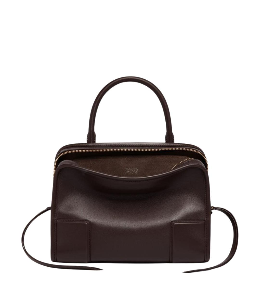 LOEWE Коричневая кожаная сумка тоут, фото 1