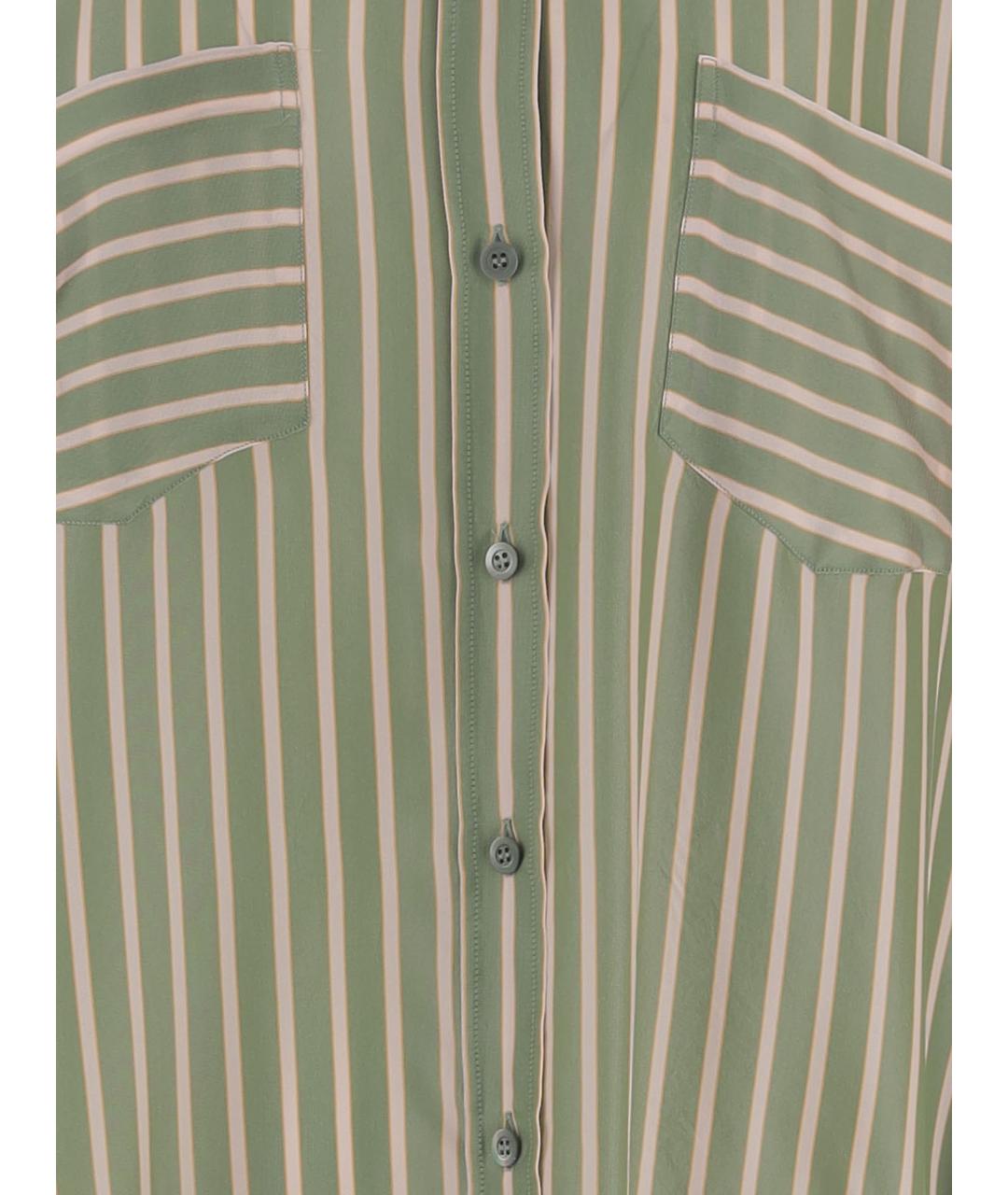 DRIES VAN NOTEN Зеленая вискозная рубашка, фото 3