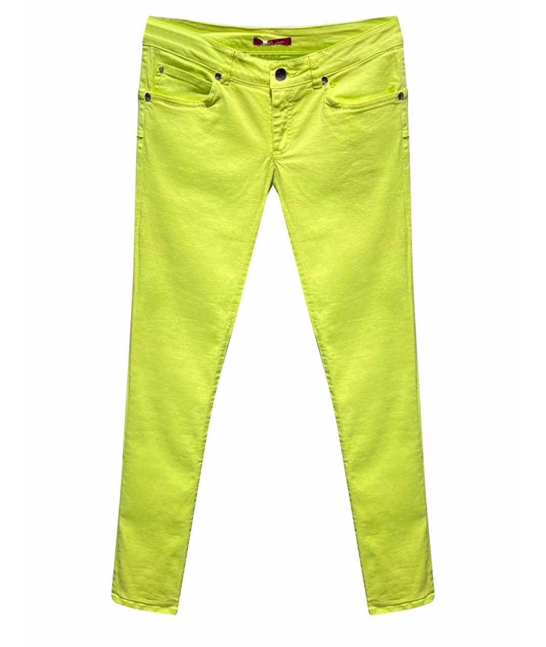 LIU JO Желтые хлопковые детские джинсы, фото 1