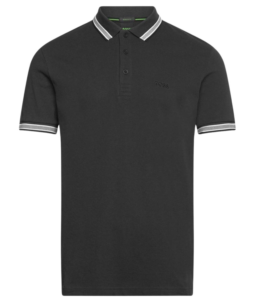 HUGO BOSS Хлопковое поло с коротким рукавом, фото 1
