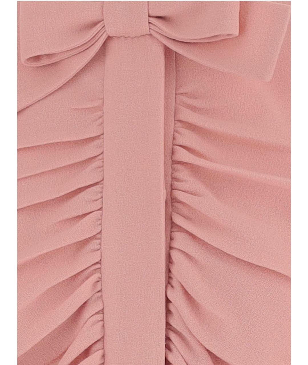 VALENTINO Розовый шерстяной жакет/пиджак, фото 3