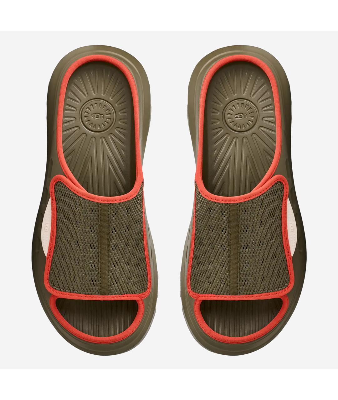 UGG AUSTRALIA Зеленые сандалии, фото 2