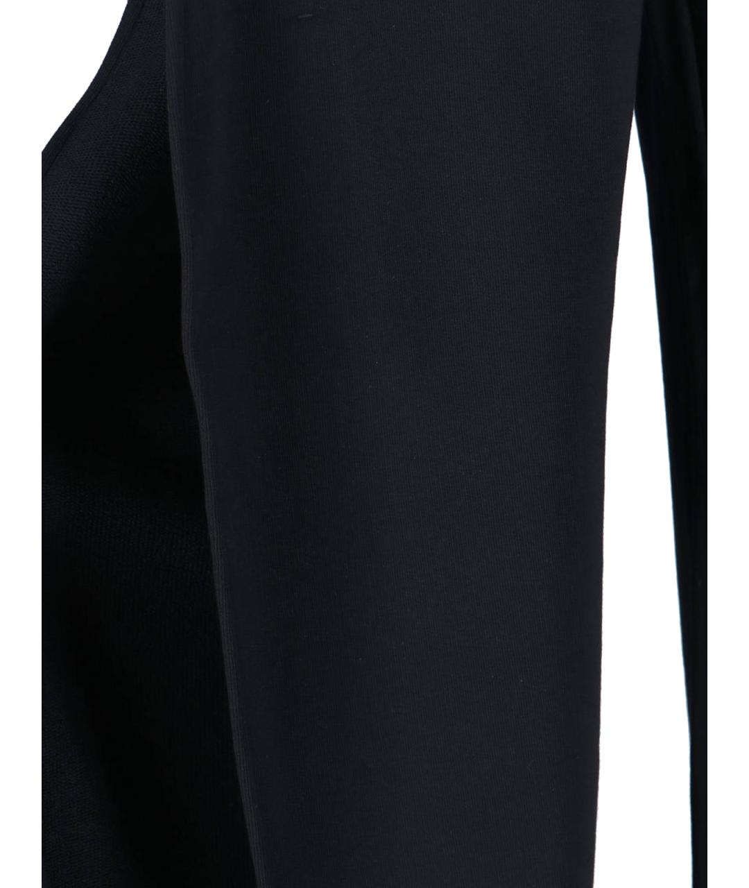 ALAIA Черные хлопковые прямые брюки, фото 4