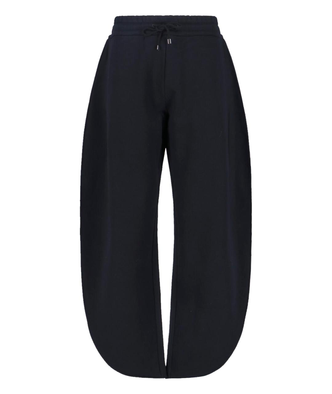 ALAIA Черные хлопковые прямые брюки, фото 1