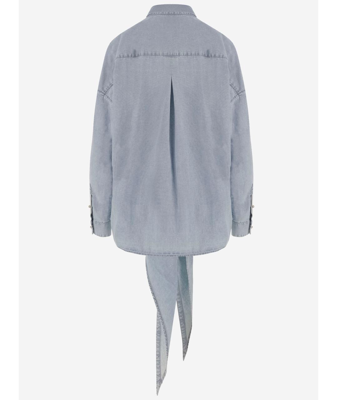 DARKPARK Синяя хлопковая рубашка, фото 2