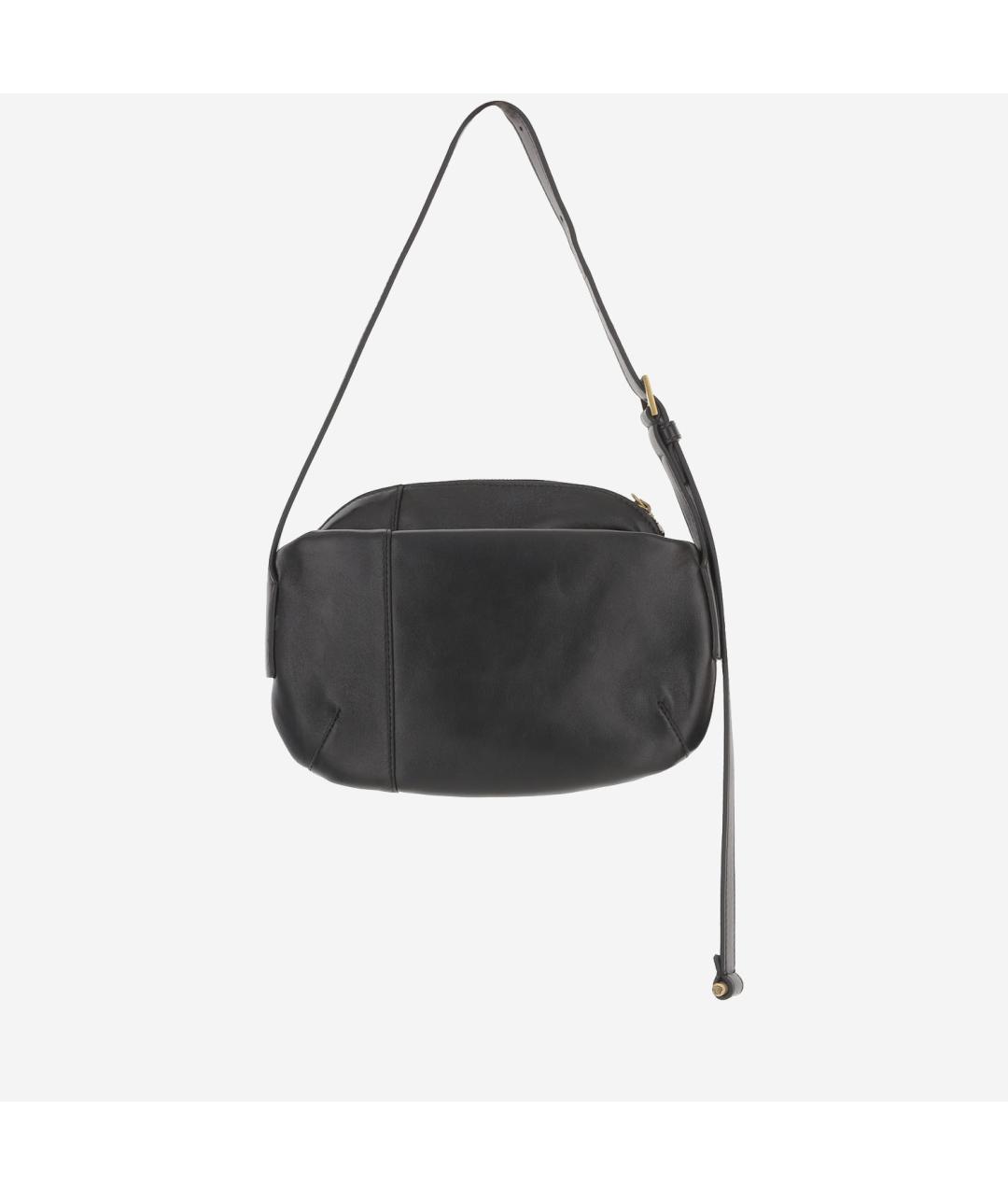 VERSACE Черная кожаная сумка через плечо, фото 3