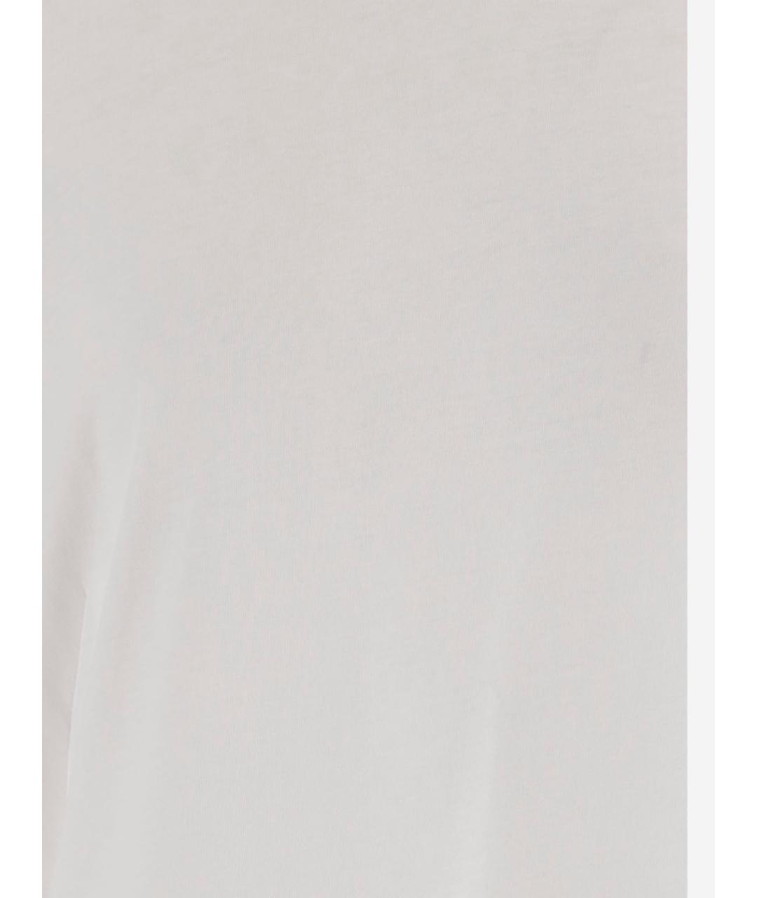 DRIES VAN NOTEN Белая хлопковая футболка, фото 3