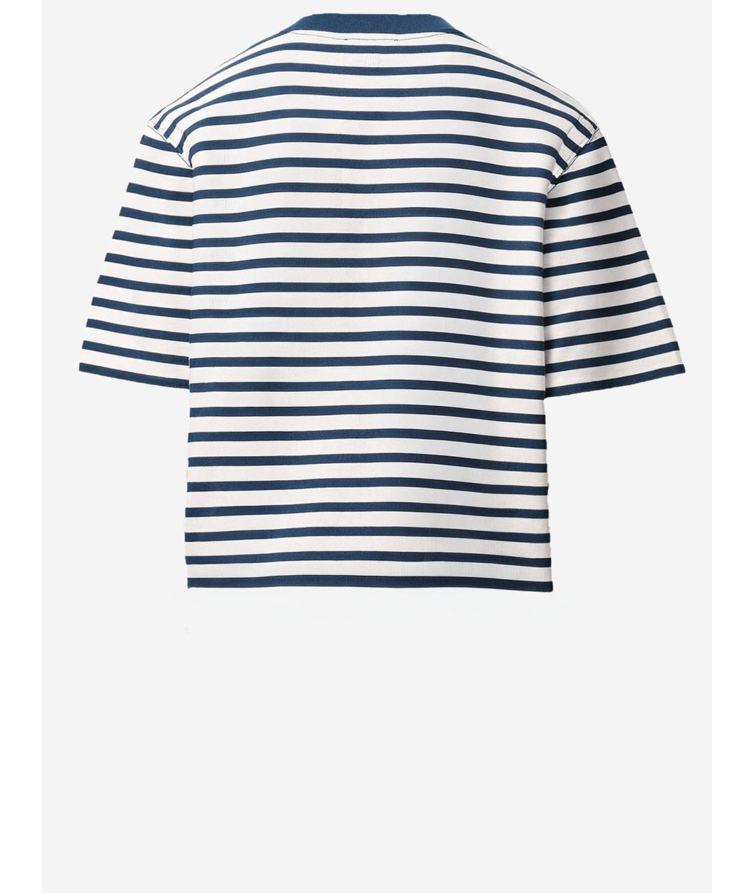 Ami Paris Синяя хлопковая футболка, фото 2