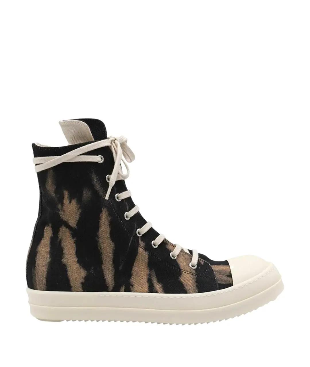 RICK OWENS DRKSHDW Черные высокие кроссовки / кеды, фото 1