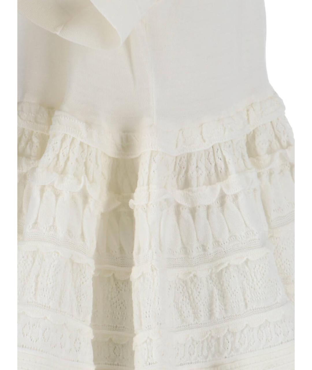 ALAIA Белая шерстяная блузы, фото 3