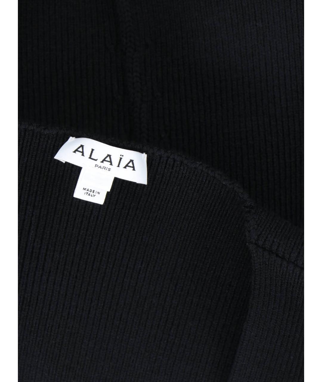 ALAIA Черный шерстяной джемпер / свитер, фото 3