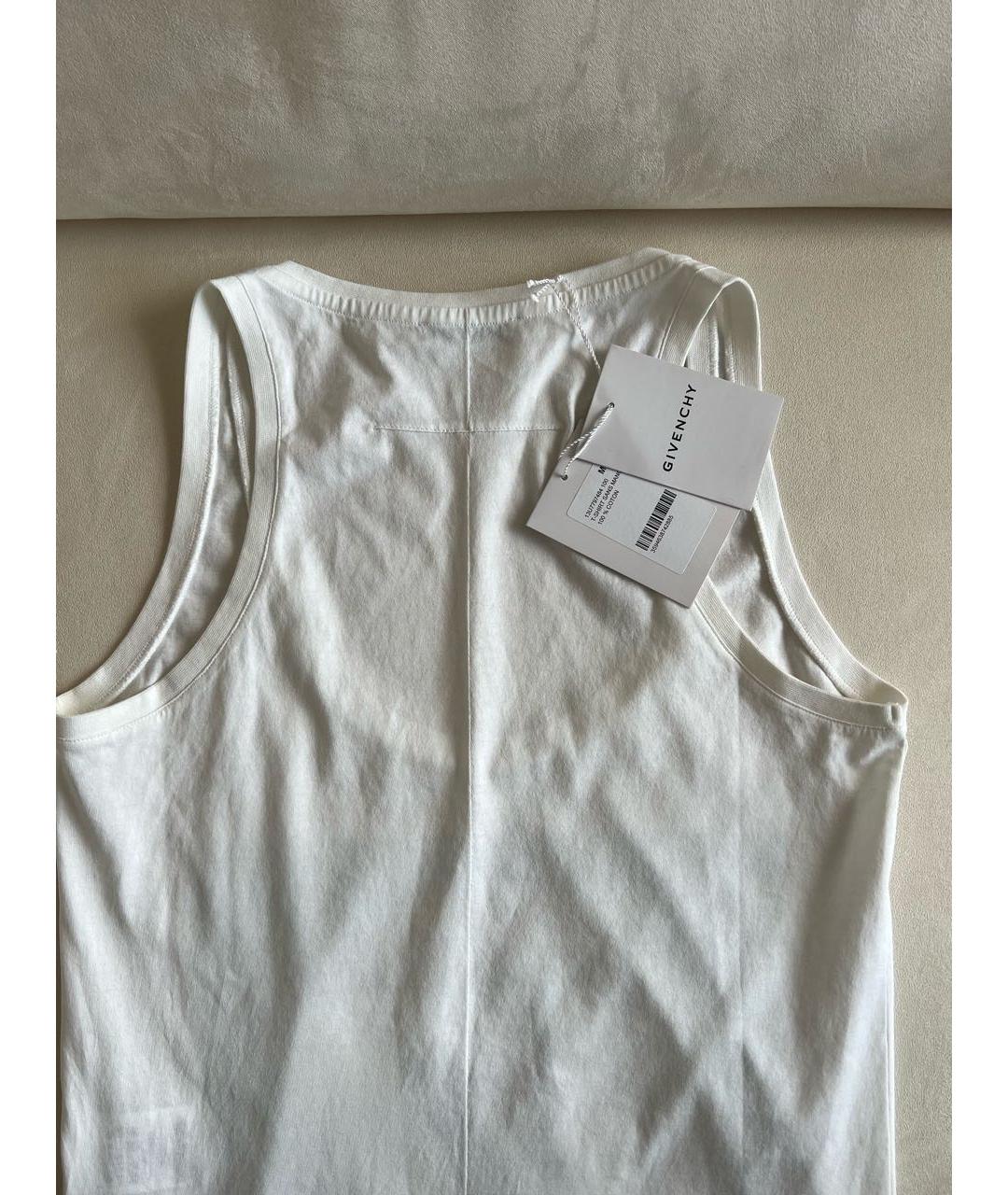 GIVENCHY Белая хлопковая майка, фото 3
