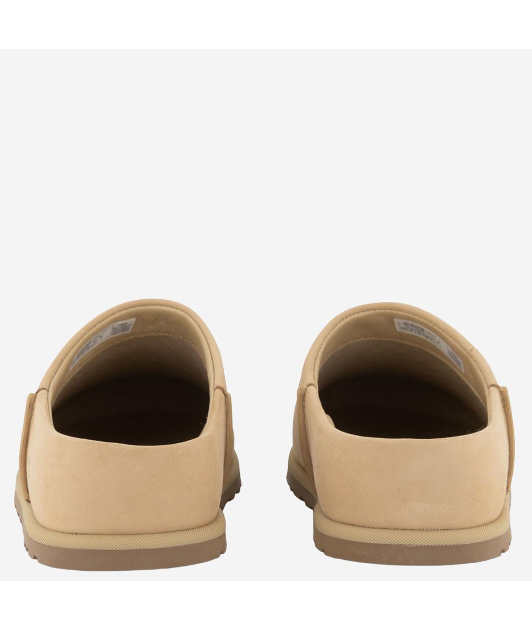 UGG AUSTRALIA Бежевые нубуковые ботинки, фото 4