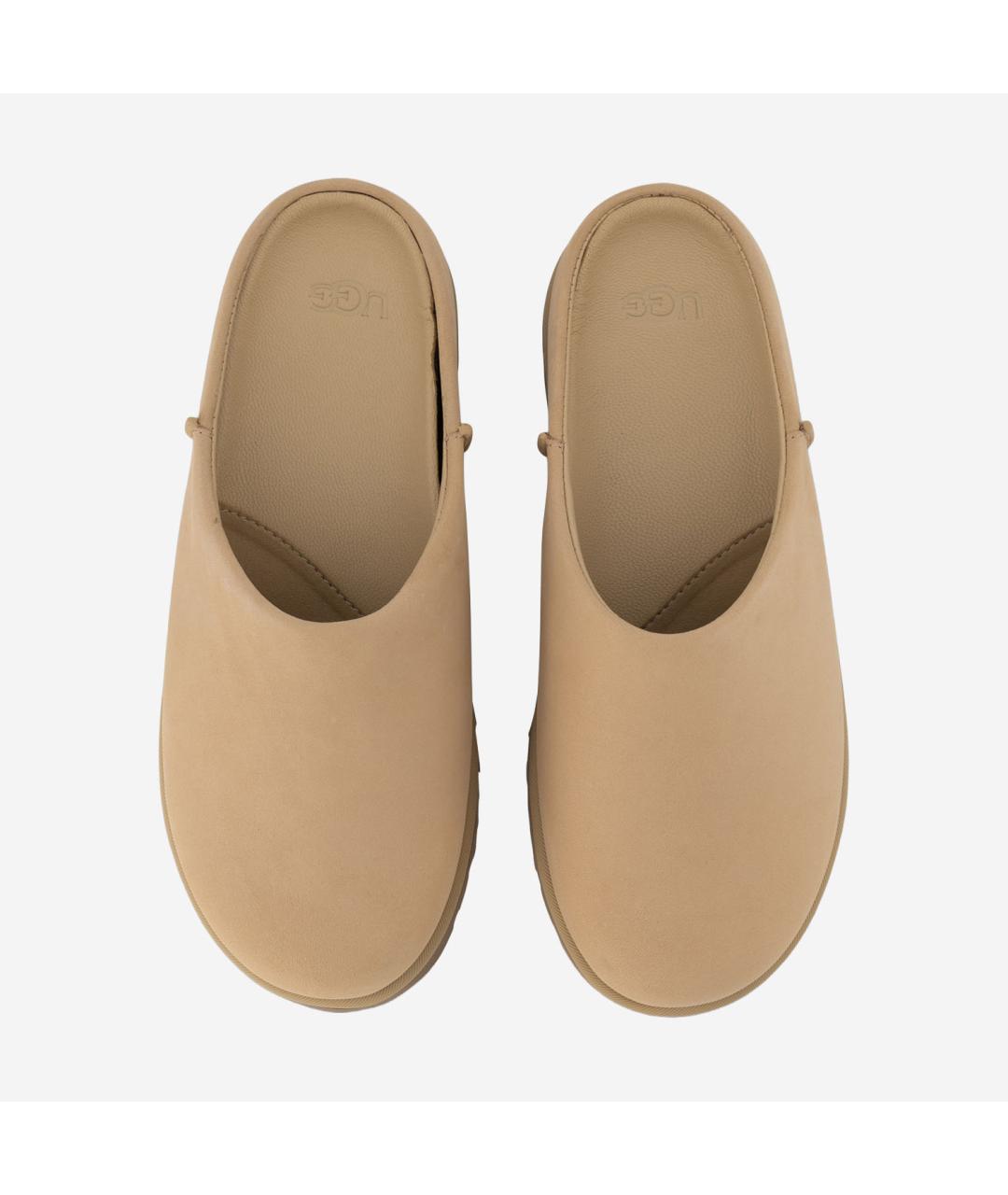 UGG AUSTRALIA Бежевые нубуковые ботинки, фото 2