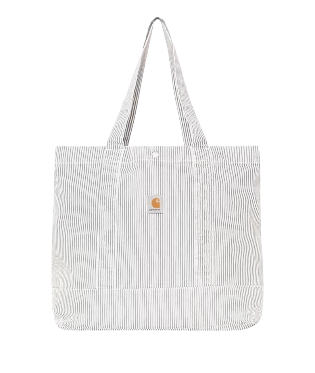 CARHARTT WIP Серая хлопковая сумка тоут, фото 1