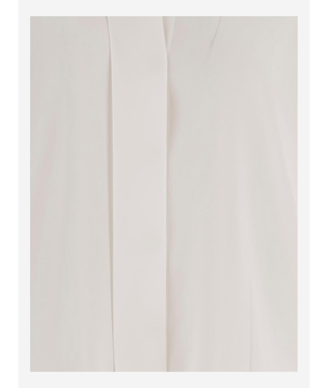 VINCE Белая шелковая рубашка, фото 3