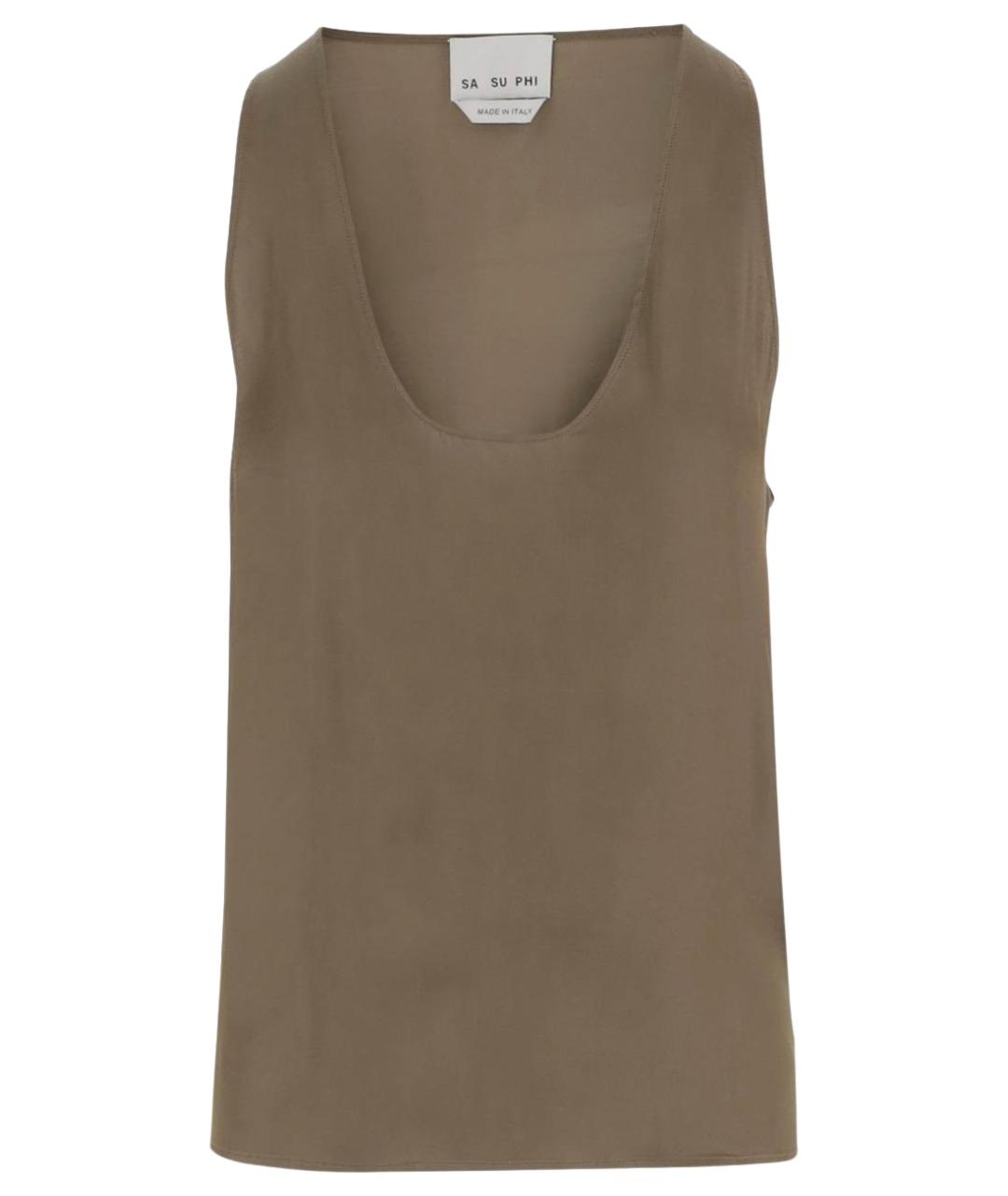Sa Su Phi Хаки вискозная майка, фото 1