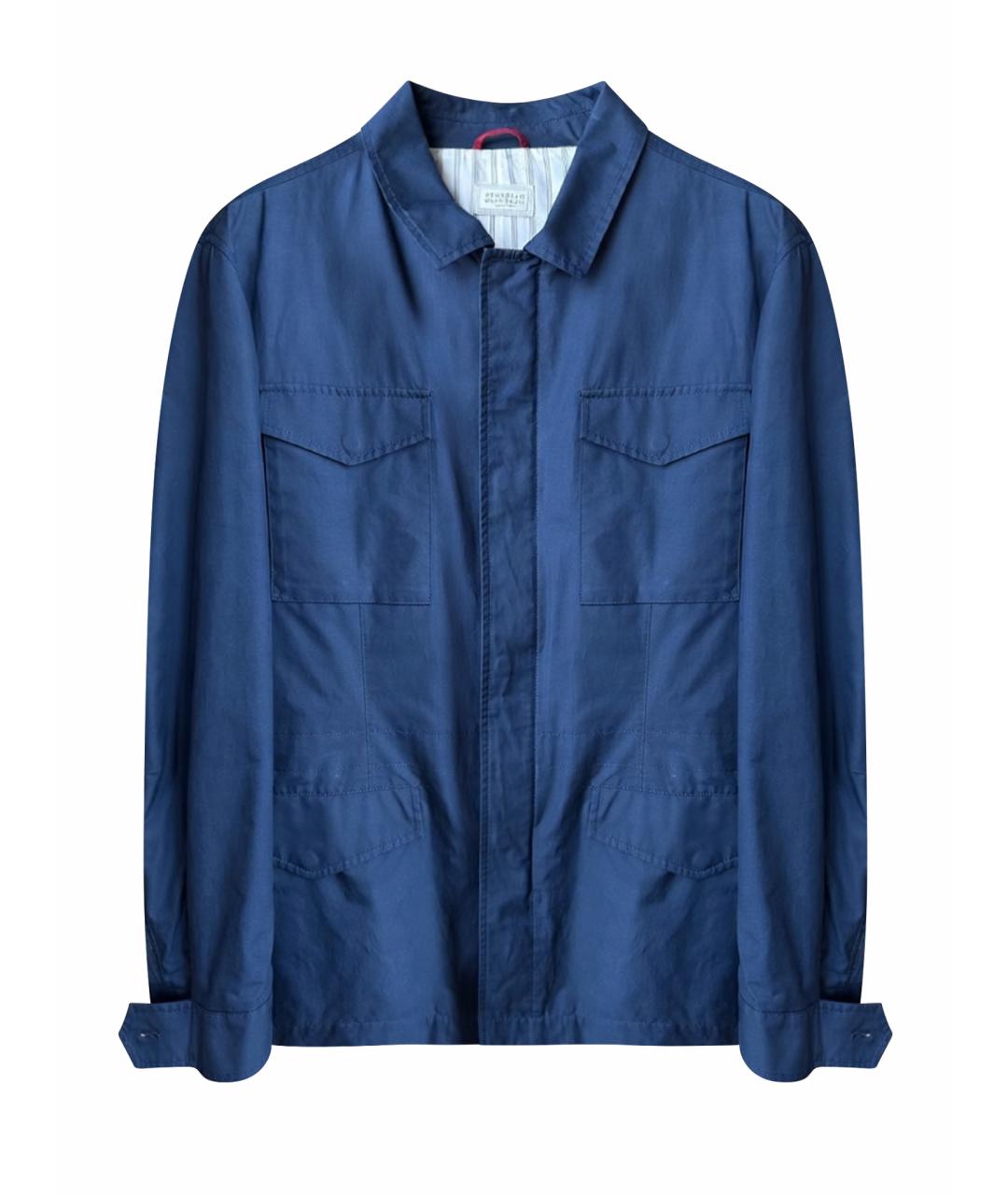 BRUNELLO CUCINELLI Синяя полиамидовая куртка, фото 1