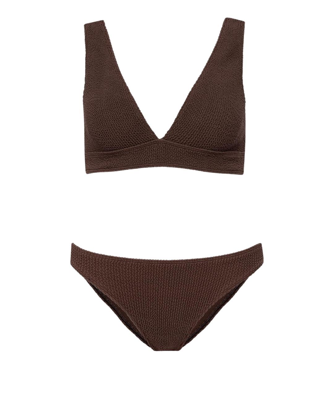 SORBET ISLAND Коричневый полиэстеровый купальник, фото 1