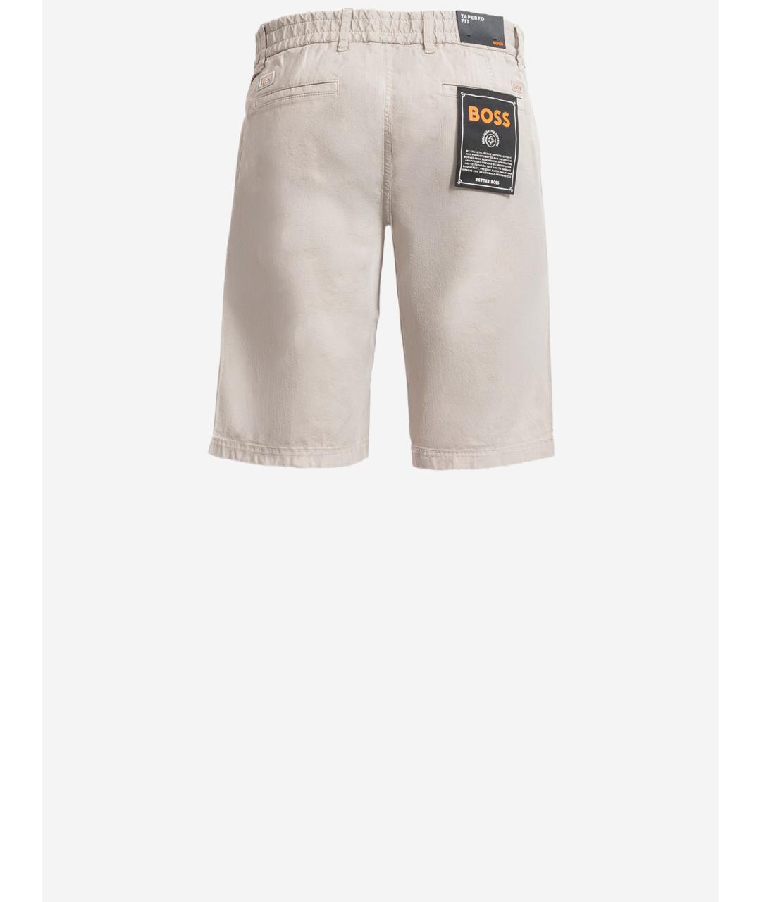 HUGO BOSS Бежевые хлопковые шорты, фото 2