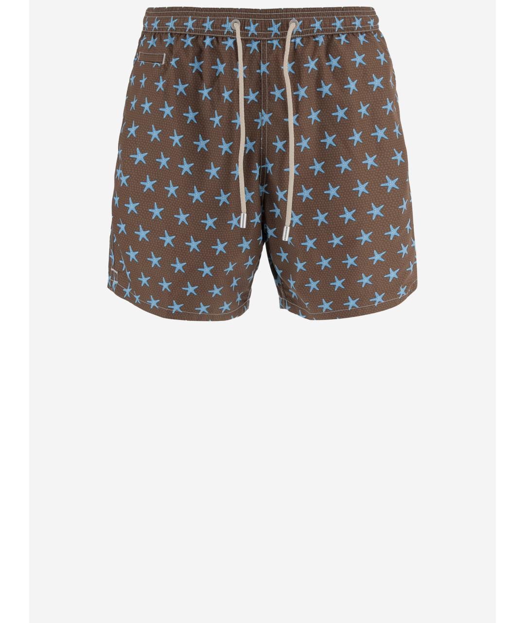 MC2 SAINT BARTH Коричневые плавки, фото 4