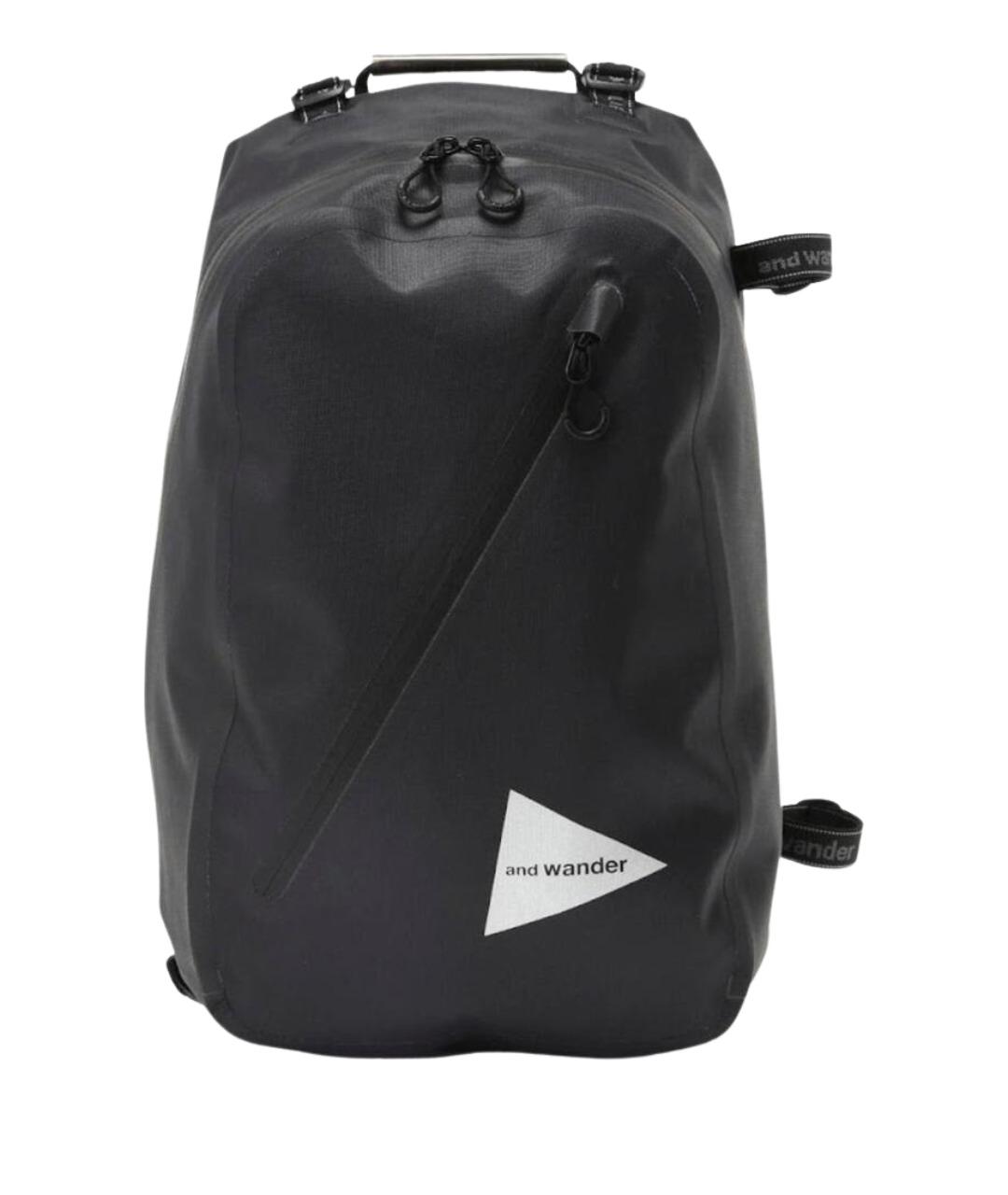 AND WANDER Черный синтетический рюкзак, фото 1