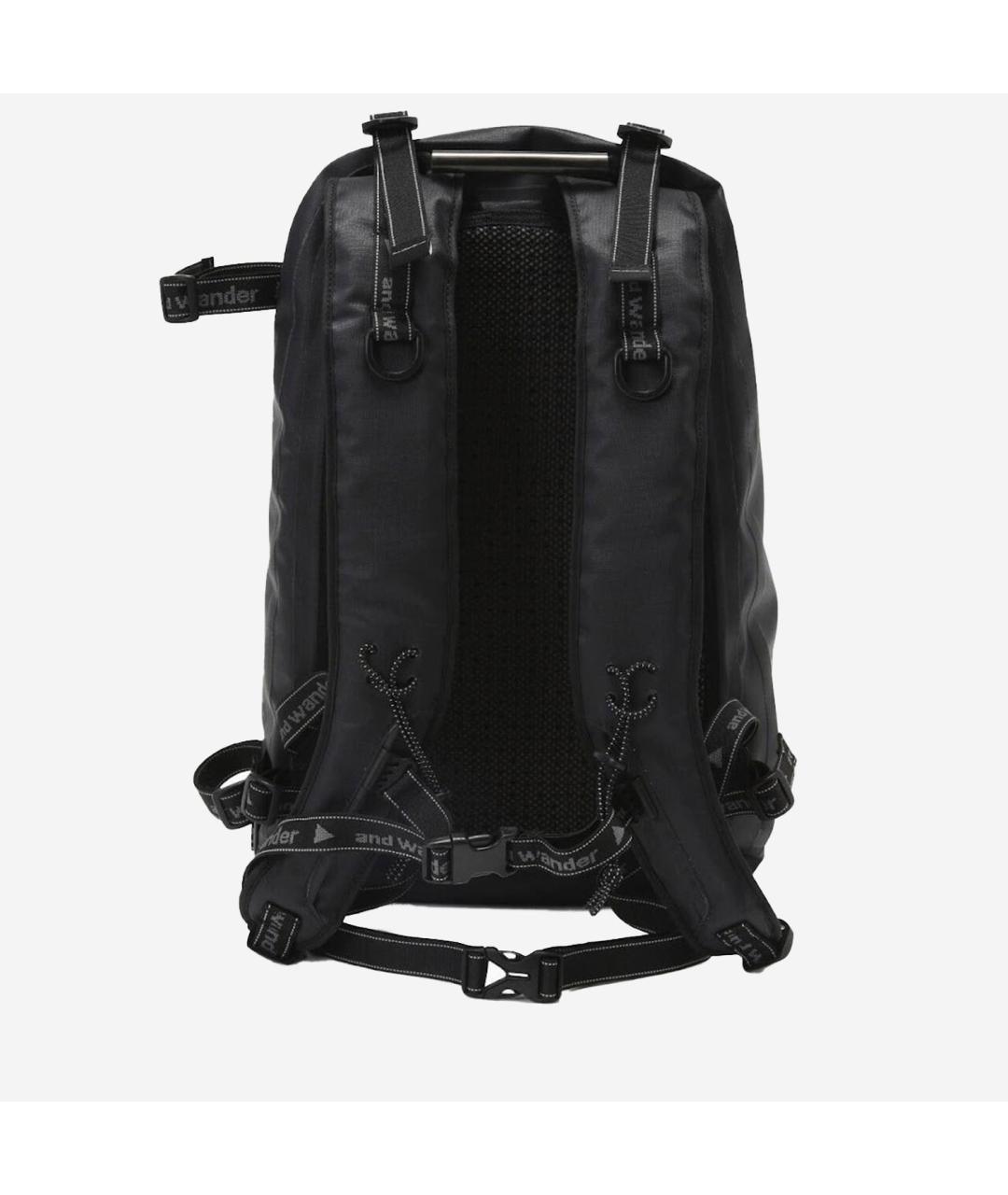 AND WANDER Черный синтетический рюкзак, фото 3