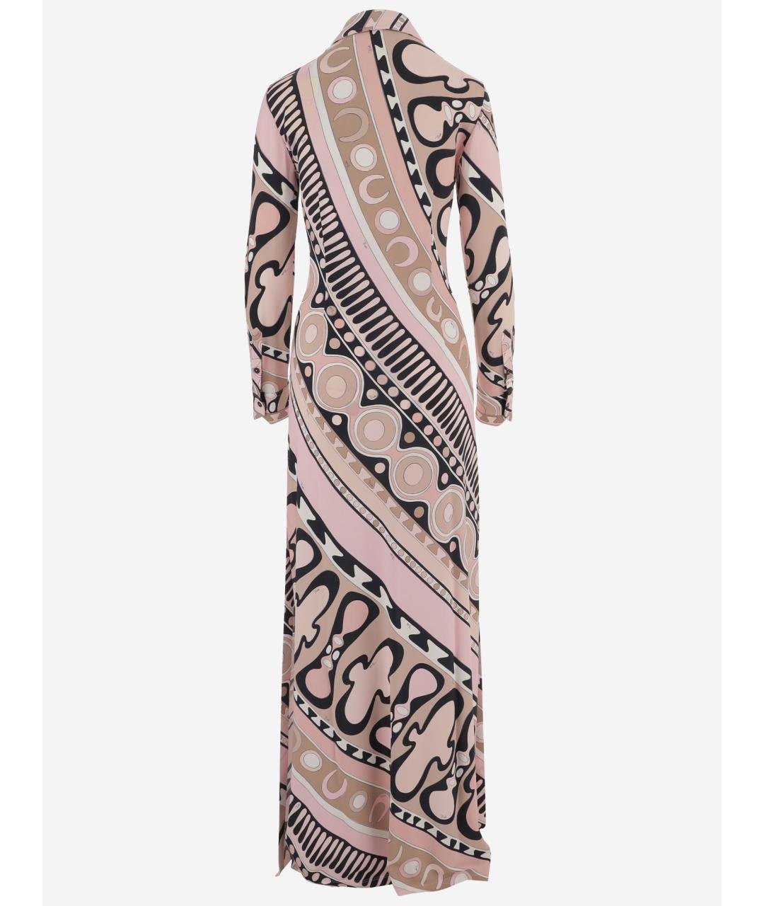 EMILIO PUCCI Мульти вискозное повседневное платье, фото 2