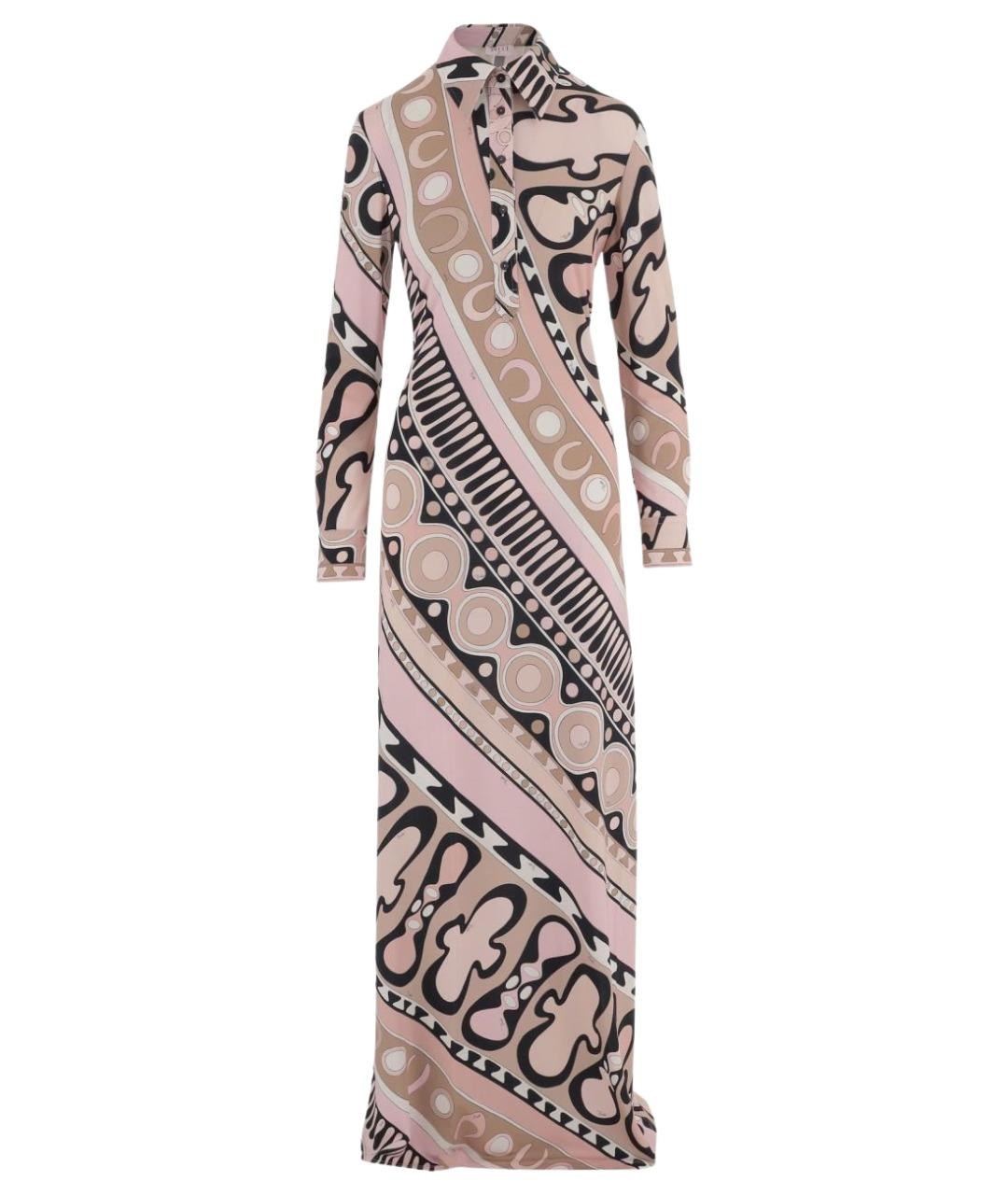 EMILIO PUCCI Мульти вискозное повседневное платье, фото 1