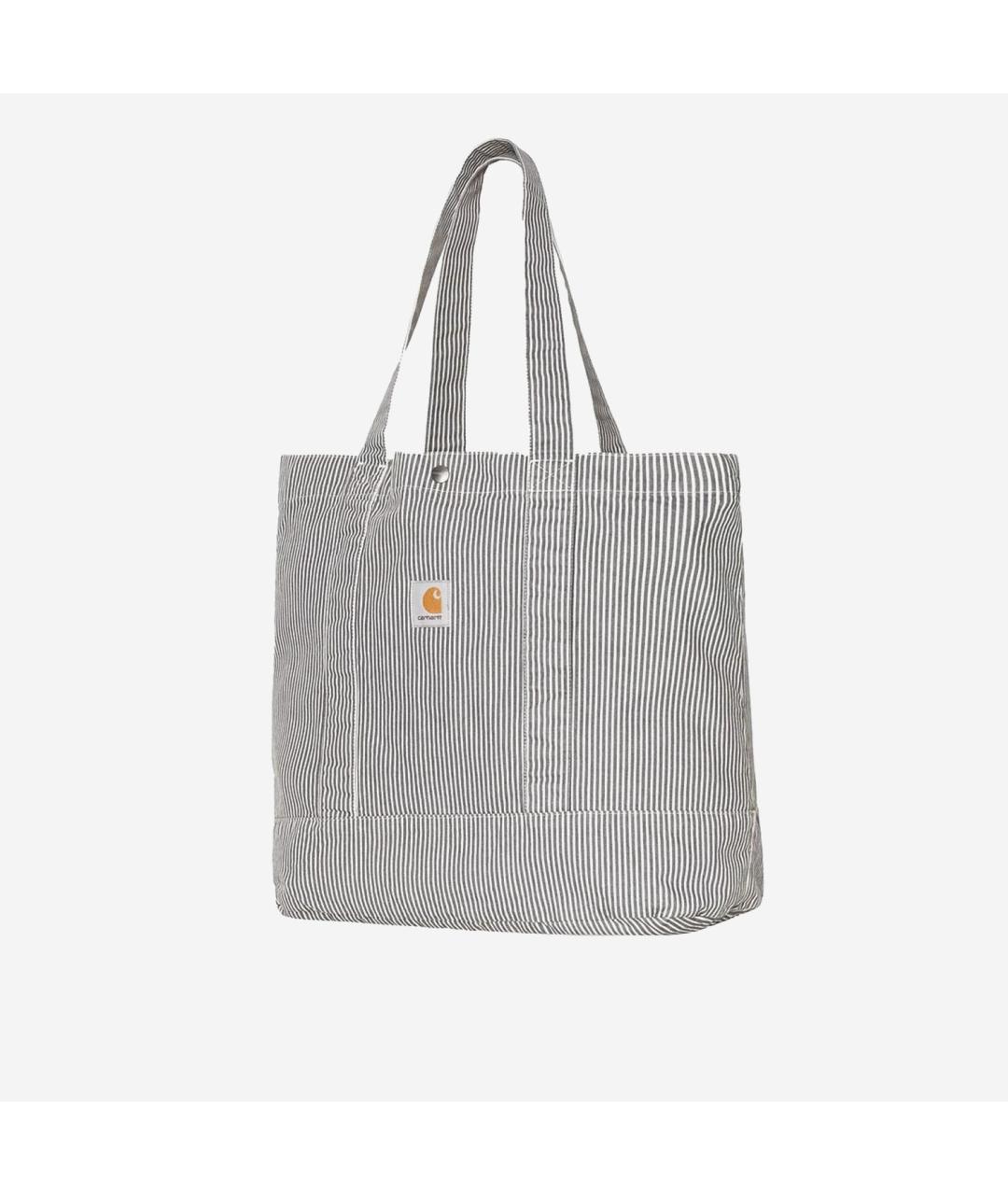 CARHARTT WIP Серая хлопковая сумка тоут, фото 2