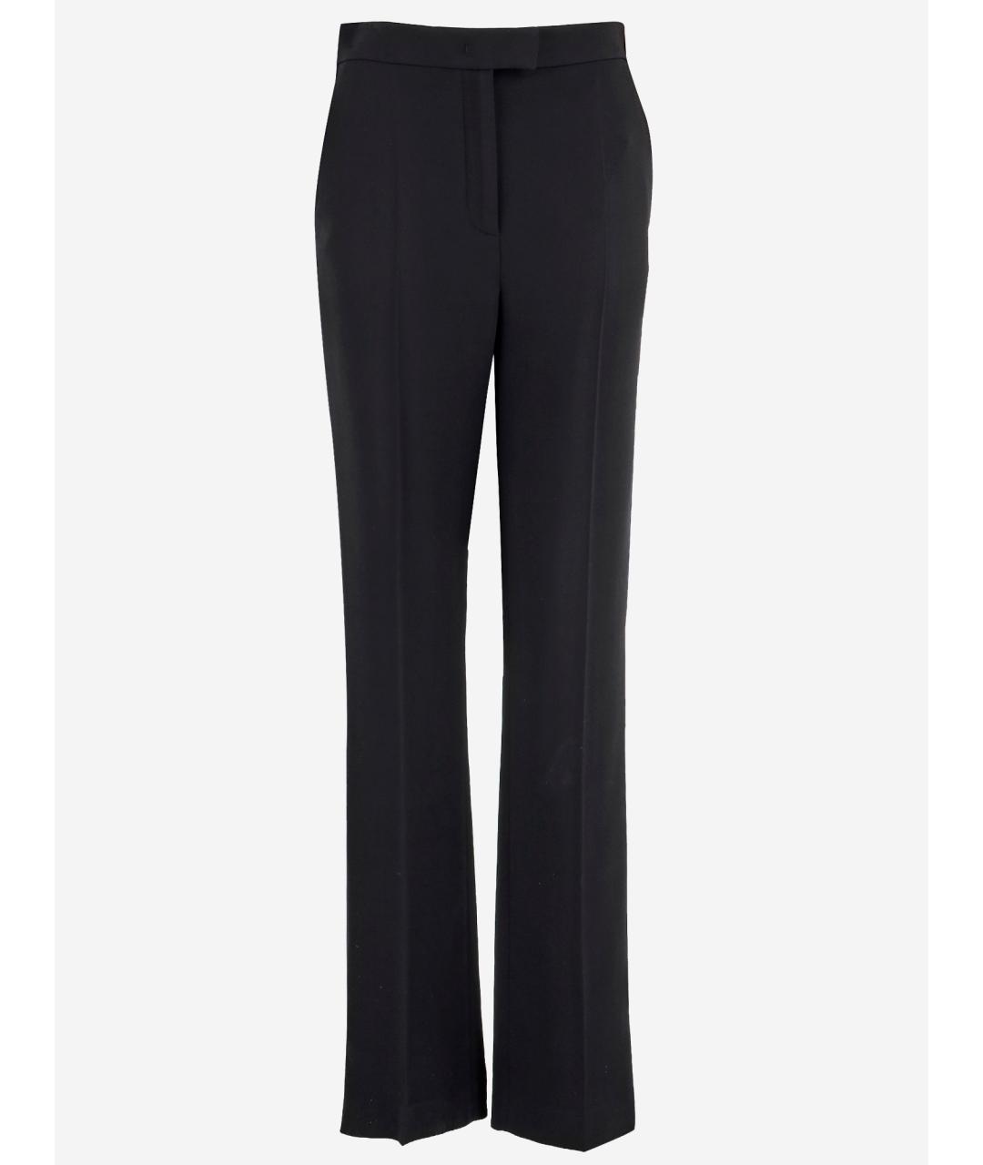 VALENTINO Черные вискозные брюки узкие, фото 4