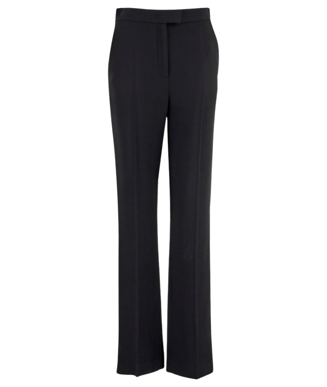 VALENTINO Черные вискозные брюки узкие, фото 1