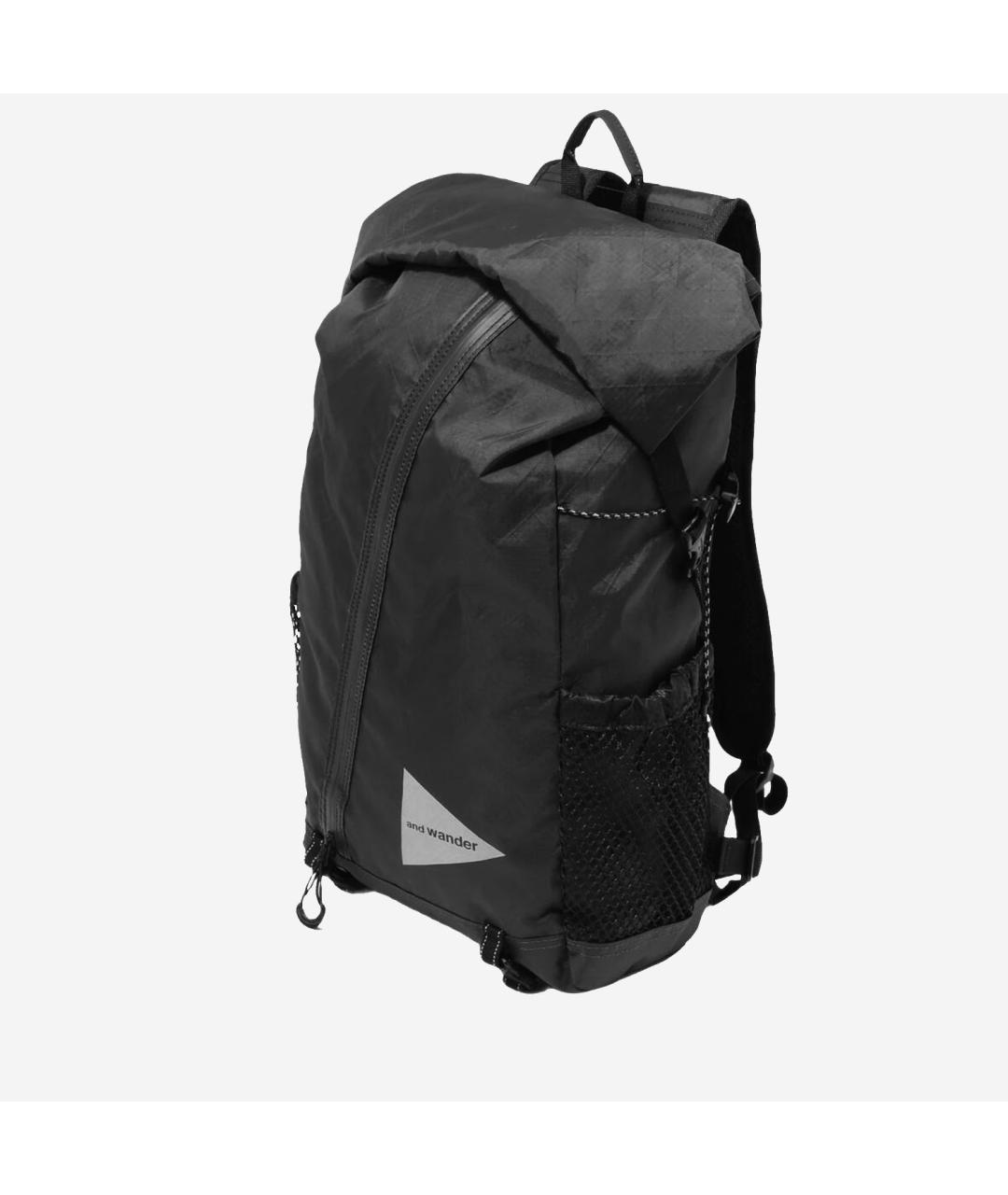 AND WANDER Черный синтетический рюкзак, фото 2