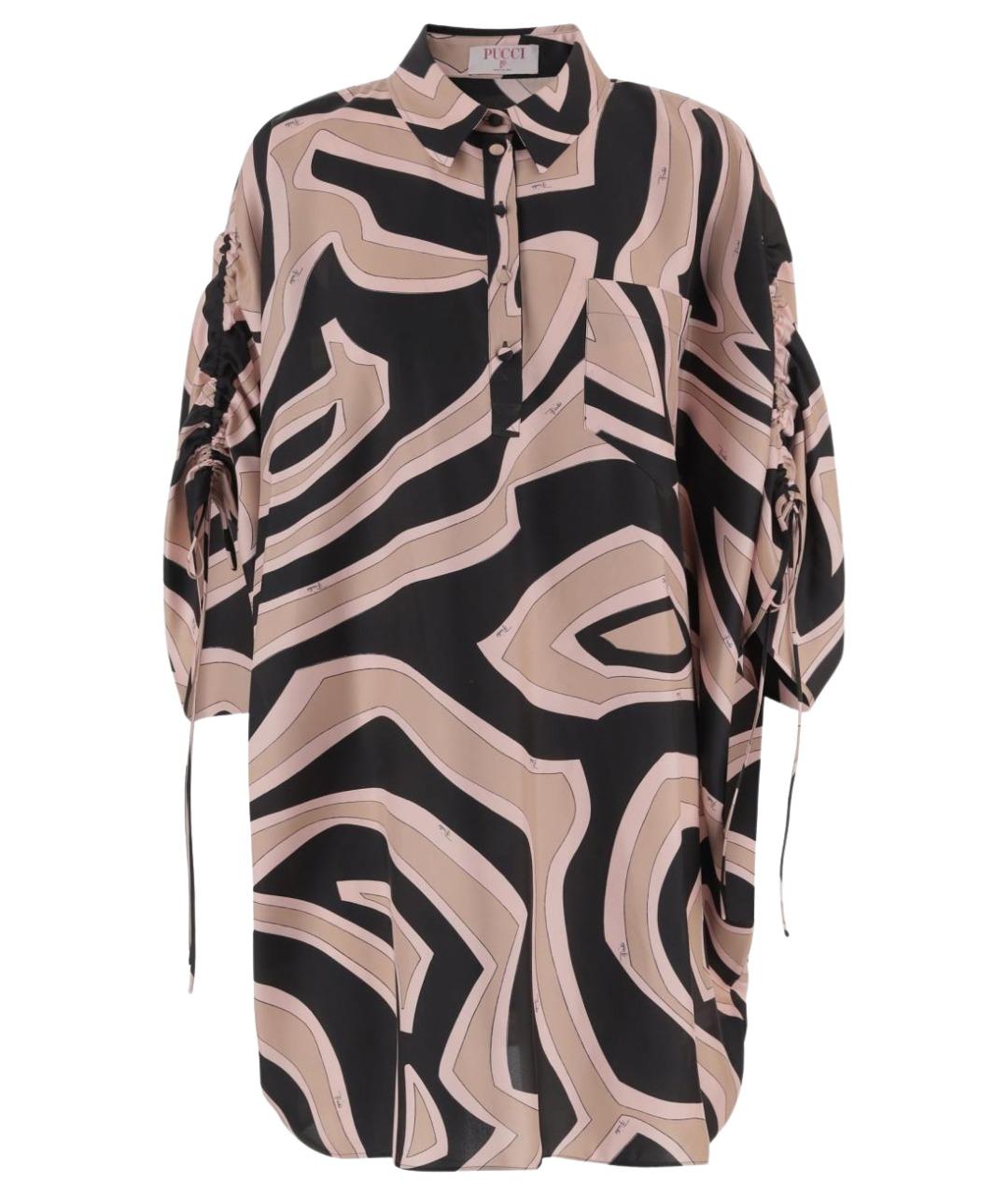 EMILIO PUCCI Бежевое повседневное платье, фото 1