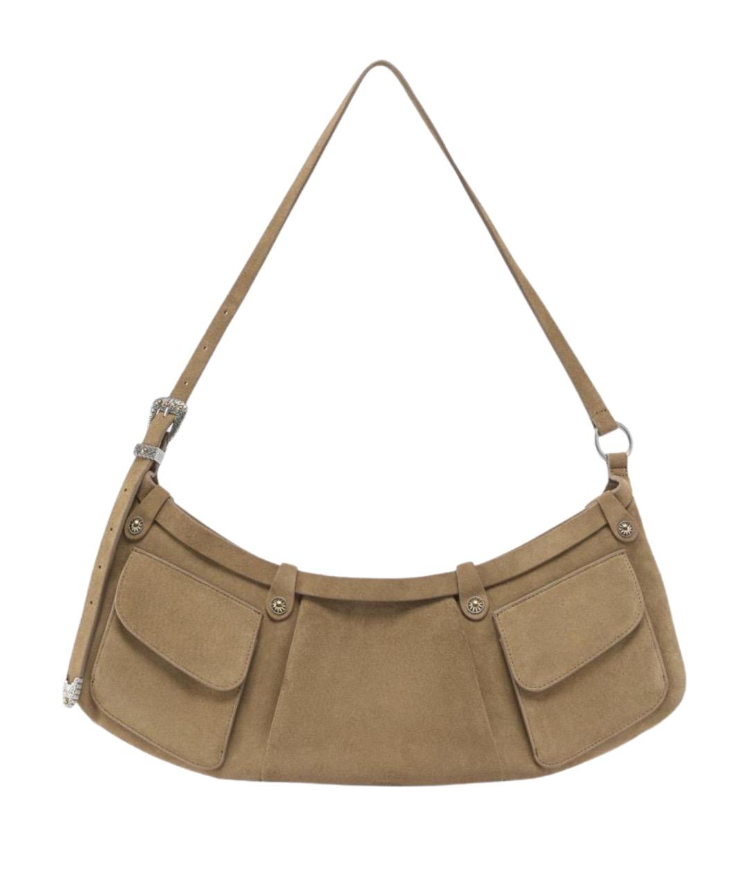 PINKO Замшевая сумка через плечо, фото 1