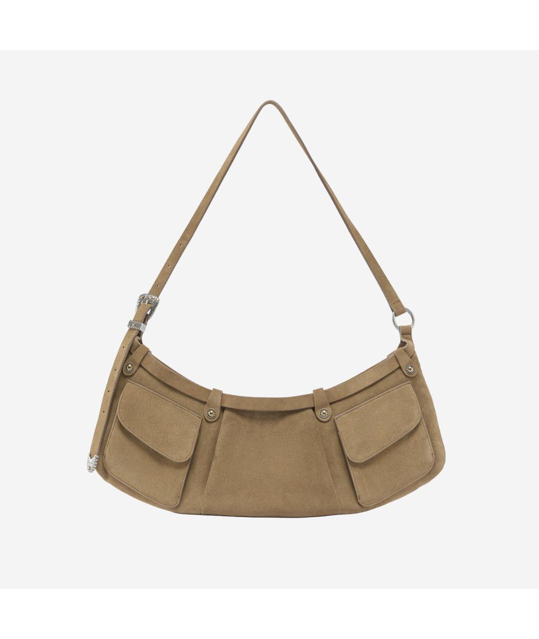 PINKO Замшевая сумка через плечо, фото 4