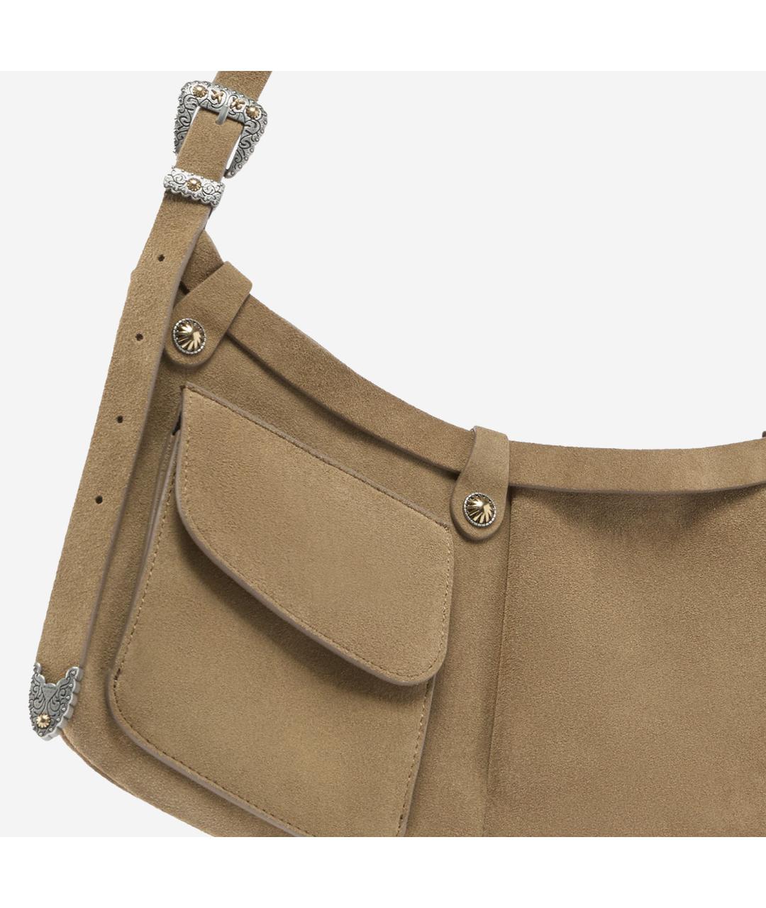 PINKO Замшевая сумка через плечо, фото 3