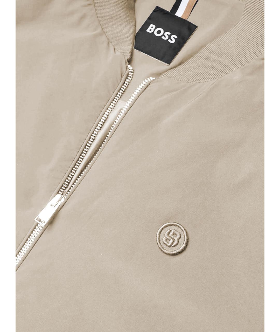 HUGO BOSS Бежевая хлопковая куртка, фото 3